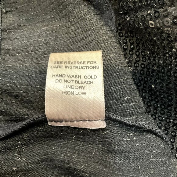 HAVE Black Sequin Pants - Size L- Made in China - Picture 5 of 6